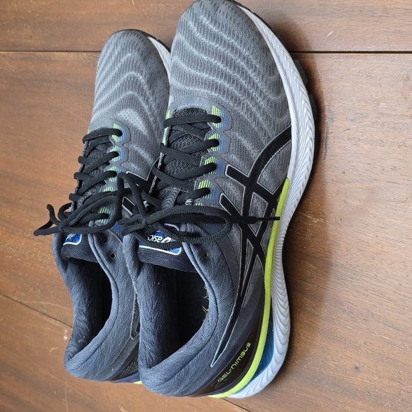 ASICS Shoes Men's 12 Gray Running Gel Nimbus - Picture 3 of 9